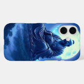 The Moon’s Blessing Over the Celestial Statue Case-Mate iPhoneケース (裏面 (横))