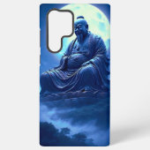 The Moon’s Blessing Over the Celestial Statue Samsung Galaxyケース (裏面)