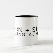 The Moon + Stone Healing AcademyのロゴTシャツ ツートーンマグカップ (中央)