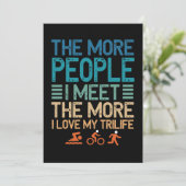 The More People I Meet Trilife Triathlon シーズンカード (スタンド正面)
