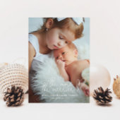 The More The Merrier Christmas Birth Announcement 案内状