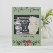 The More The Merrier Christmas Photo Card シーズンカード (スタンド正面)