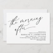 The Morning After、Happily Ever After ブランチ 招待状 (正面)
