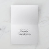 The Morning Light Greeting  カード (内部)