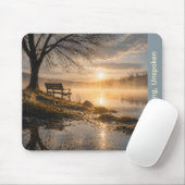 “The Morning, Unspoken” Serene Sunrise Mouse Pad マウスパッド (マウス)