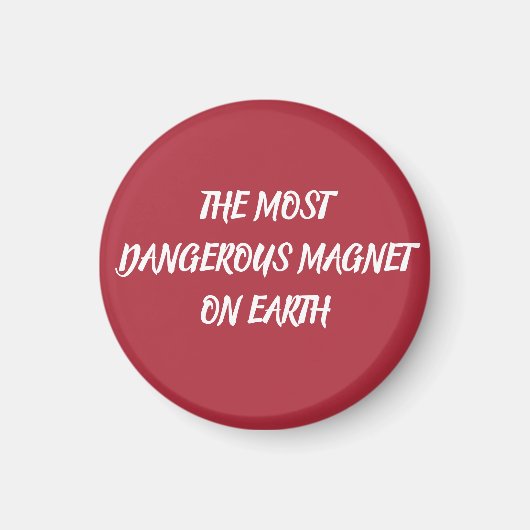 THE MOST DANGEROUS MAGNET ON EARTH マグネット (正面)