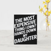 The Most Expensive Thing I Own_ Hands Down My Daug カード (黄色い花)