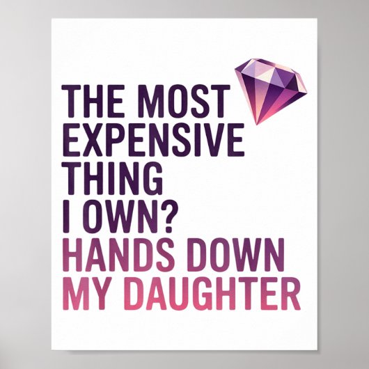 The Most Expensive Thing I Own_ Hands Down My Daug ポスター (正面)
