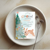 The Most Onederful Time – Christmas 1st Birthday  招待状