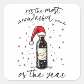 The Most Wonderful Wine Of The Year  スクエアシール (正面)