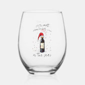 The Most Wonderful Wine of the Year ステムなしワイングラス (正面)
