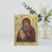 The Mother of God Feodorovskaya Orthodox Icon      ポストカード (スタンド正面)
