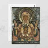 The Mother of God of the Sign Orthodox Icon        ポストカード (正面/裏面)