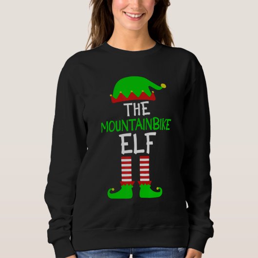 The Mountainbike Elf   MTB Bike Driver スウェットシャツ (正面)
