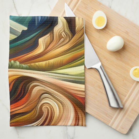 The Mountains キッチンタオル (四つ折り)