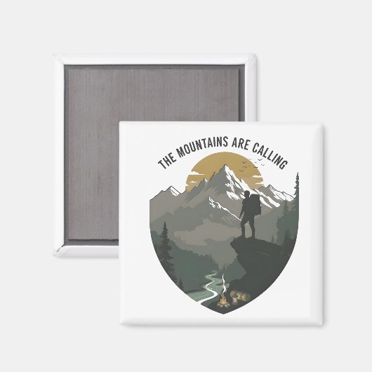 The Mountains Are Calling マグネット (正面/裏面)