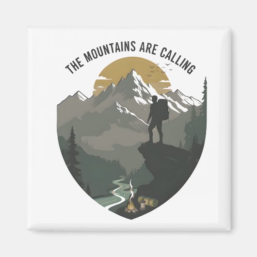 The Mountains Are Calling マグネット (正面)