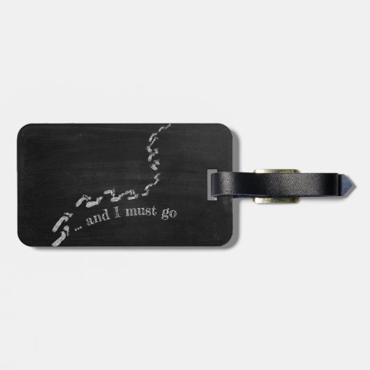 The mountains are calling ラゲッジタグ (裏面横)