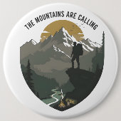 The Mountains Are Calling 缶バッジ (正面)