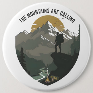 The Mountains Are Calling 缶バッジ