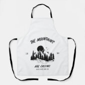 The Mountains are calling and here we go  エプロン (正面)