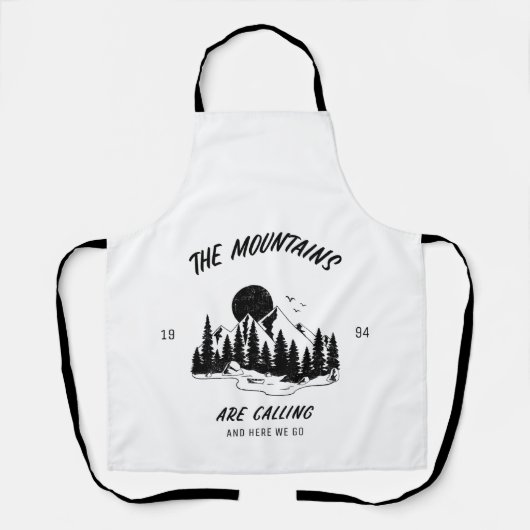 The Mountains are calling and here we go  エプロン (正面)