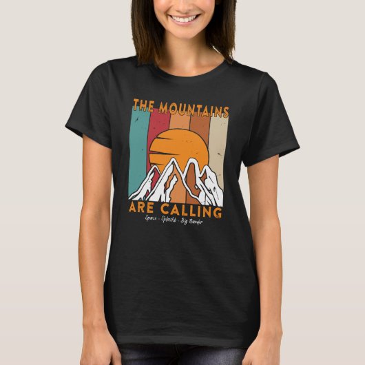 The Mountains are Calling Space Splash Big Thunder Tシャツ (正面)
