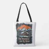 The Mountains Are My Home トートバッグ (裏面)
