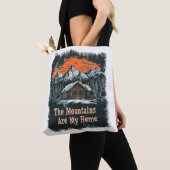 The Mountains Are My Home トートバッグ (クローズアップ)