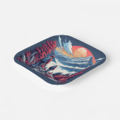 the mountains Birthday or Shower  ペーパープレート (傾斜あり)