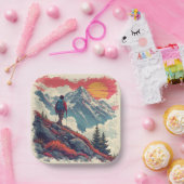 the mountains Birthday or Shower  ペーパープレート (パーティー)