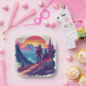 the mountains Birthday or Shower  ペーパープレート (パーティー)