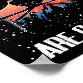 The Mountains In Nebraska Are Calling Funny Skiing ポスター (角)