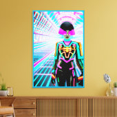 The Movie Tronを見て、今は僕みたいな キャンバスプリント (インサイチュ (リビング))