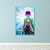 The Movie Tronを見て、今は僕みたいな キャンバスプリント (インサイチュ (ウッドフロア))