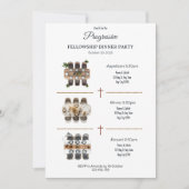 The Moving Feast Progressive Dinner Invitation 招待状 (正面)