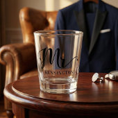 The Mr Newlywed Custom Groom Gift ショットグラス