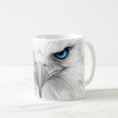 The mug is beautiful with the image of a bird's  コーヒーマグカップ (正面右)