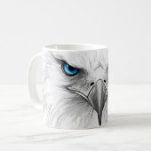The mug is beautiful with the image of a bird's  コーヒーマグカップ (正面左)