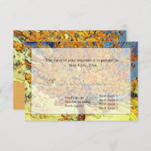 The Mulberry Tree summer、秋RSVP 結婚's 出欠カード (正面/裏面)