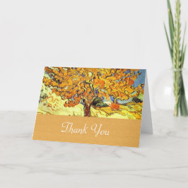 The Mulberry Tree thank you greeting card. Vintage サンキューカード
