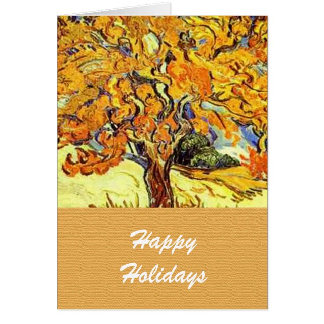 The Mulberry Tree, Vincent van Gogh. holiday (正面)