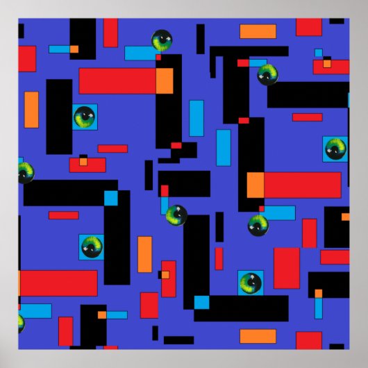 The Mummy I - Ken Gage抽象芸術・アート ポスター (正面)