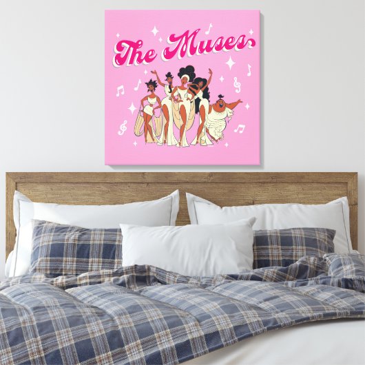 The Muses Canvas Print キャンバスプリント (インサイチュ (寝室))