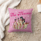 The Muses Throw Pillow クッション (ブランケット)