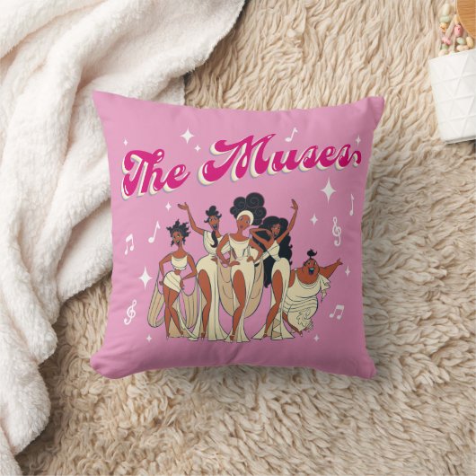 The Muses Throw Pillow クッション (ブランケット)