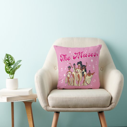 The Muses Throw Pillow クッション (椅子)