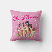The Muses Throw Pillow クッション (正面)