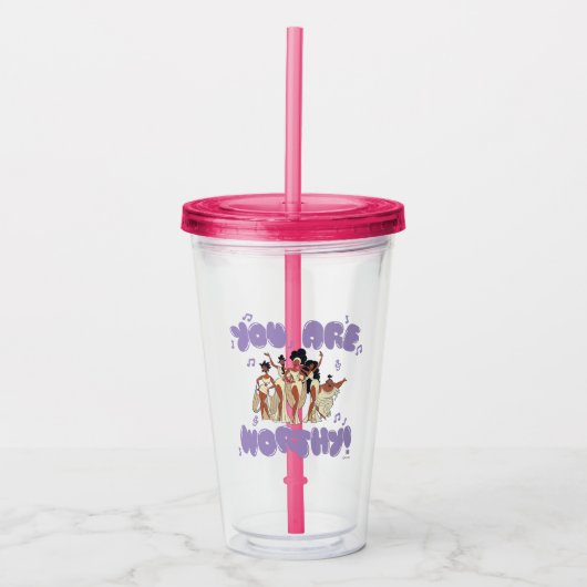 The Muses - You Are Worthy Acrylic Tumbler アクリルタンブラー (正面)