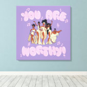 The Muses - You Are Worthy Canvas Print キャンバスプリント (インサイチュ (ウッドフロア))